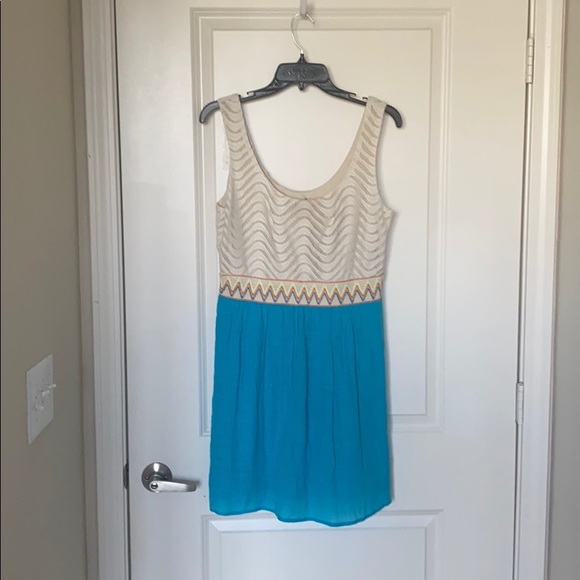 As U Wish Dresses & Skirts - As U Wish by Aztec Tan & Blue Sundress